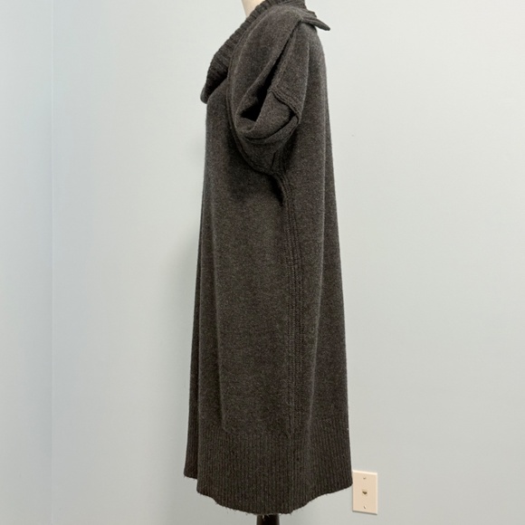 Sundance SONJA CASHMERE DRESS charcoal Size XL - Picture 3 of 9